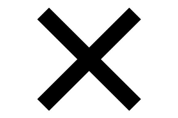 Cross Glyph Icon: A Versatile Visual Asset for Your Projects