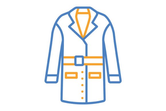 Design Essentials: Coat Blue & Orange Line Icon Review