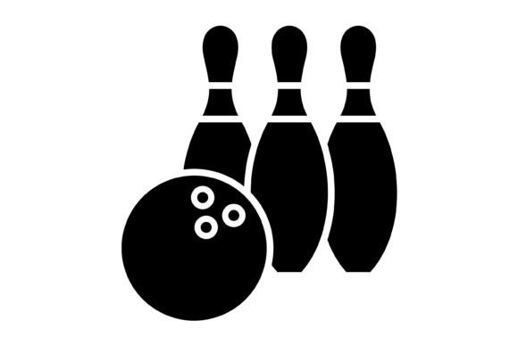 Essential Design Asset: The Versatile Bowling Glyph Icon