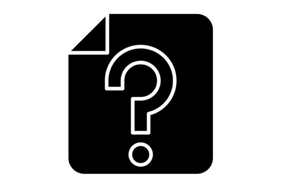 Faq Glyph Icon: A Clean, Modern Solution for Visual Communication