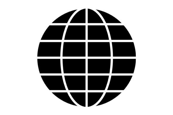 Globe Glyph Icon: A Versatile Visual for Global Connection