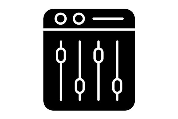 Mastering Visual Communication with the Mixer Glyph Icon