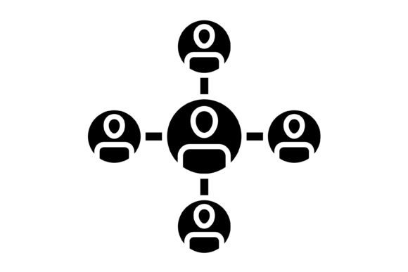 Mastering Visual Hierarchy: The Organization Chart Glyph Icon