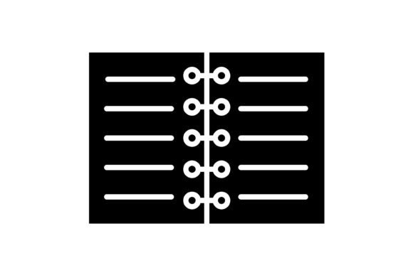 Notebook Glyph Icon: A Designer's Take on This Essential Asset