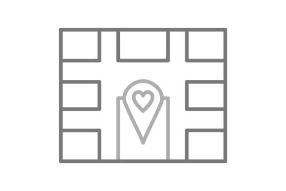 Wedding Location Greyscale Line Icon: A Designer's Guide to Elegant Wayfinding